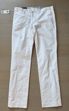 NWT Polo Ralph Lauren Men's Cotton Slim Fit Stretch Chino Pants, White, 32X32