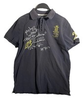 NZA New Zealand Auckland Mens Shirt Rugby/Polo Shirt Cotton Size M Medium