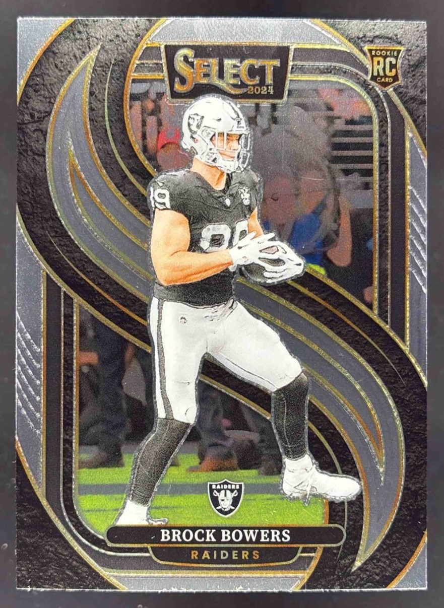 2024 Panini Football Select Brock Bowers Premier #118 RC Las Vegas Raiders