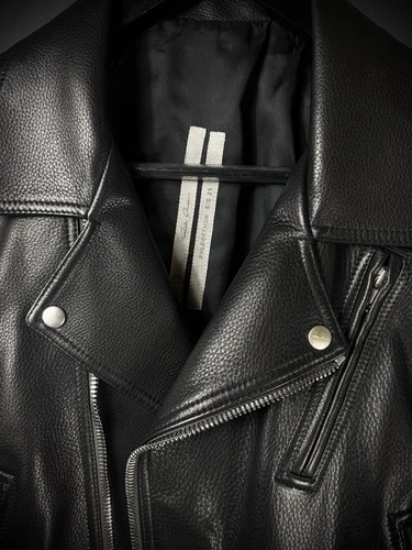 RICK OWENS SS21 PHLEGETHON LUKE STOOGES LEATHER JACKET image 6