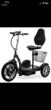 Folding 3 Wheel Electric Mobility Scooter Tricycle Trike Red VELECO ZT16