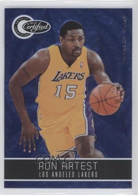 2010-11 Totally Certified Blue 209/299 Metta World Peace Ron Artest #71 0i8