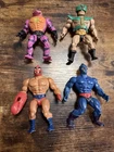 Lot Of 4 MOTU Masters of the Universe Action Figures, Vintage 1980s Toys