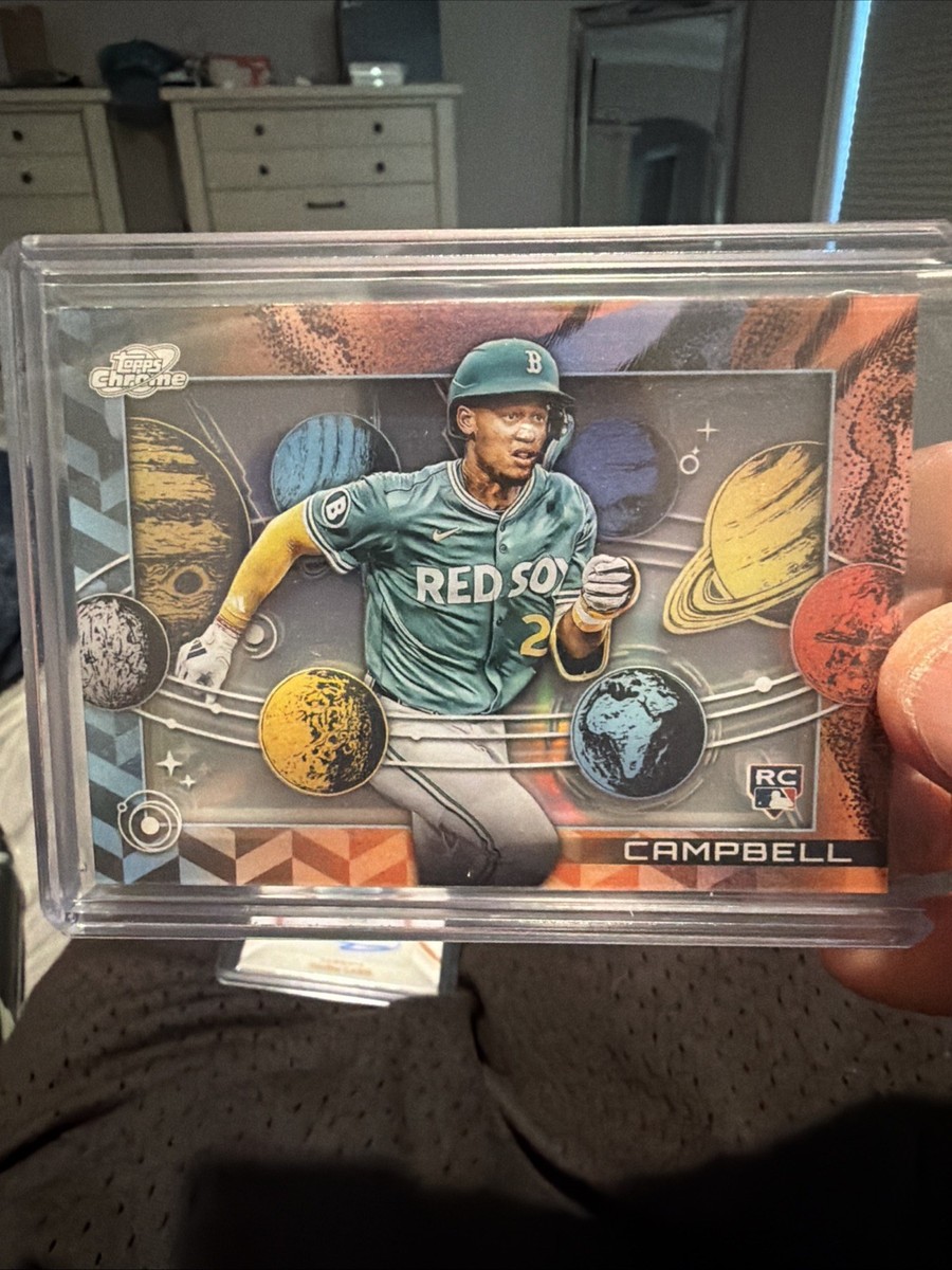 Kristian Campbell (RC) 2025 Topps Chrome Cosmic Planetarium SP
