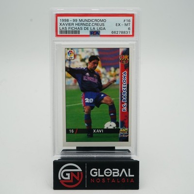 Xavier Hernandez Creus #16 Mundicromo Las Fichas De La Liga 1998-99 PSA 6