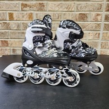 NWT Kuxuan Adjustable Inline Skates Roller Blades Small Child 10c - 13c 6" 6.5"