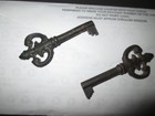 Vintage Brass Hollow Barrel  Skeleton Keys -  2.5” — photo 1