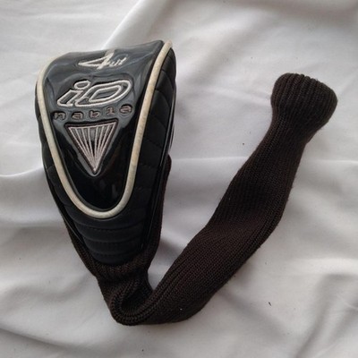 PRGR ID Nabla X Utility Head Cover Black Knit Logo Used
