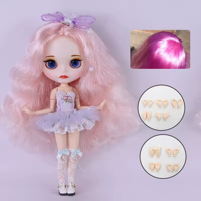 Customized Blythe Factory Jointed Doll Hair Color  Change+ Clothes /Accessories