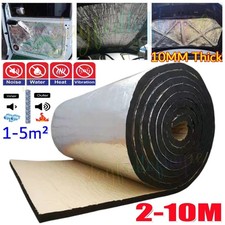 10M Sound Deadening Mat Car Van Firewall Thermal Insulation Proofing 10mm Thick