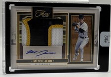 Panini 2024 Three and Two Prospect Jersey Autograph Mitch Jebb 10 Pirates PJA-MJ