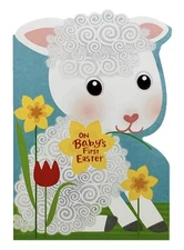 Easter Card Baby’s 1st Easter Cute Lamb Religious DaySpring Greeting Card NEW
