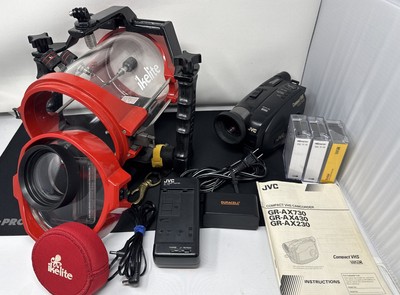Ikelite Underwater Scuba Diving Video Camera Camcorder Housing w/ JVC GR-AX930U!