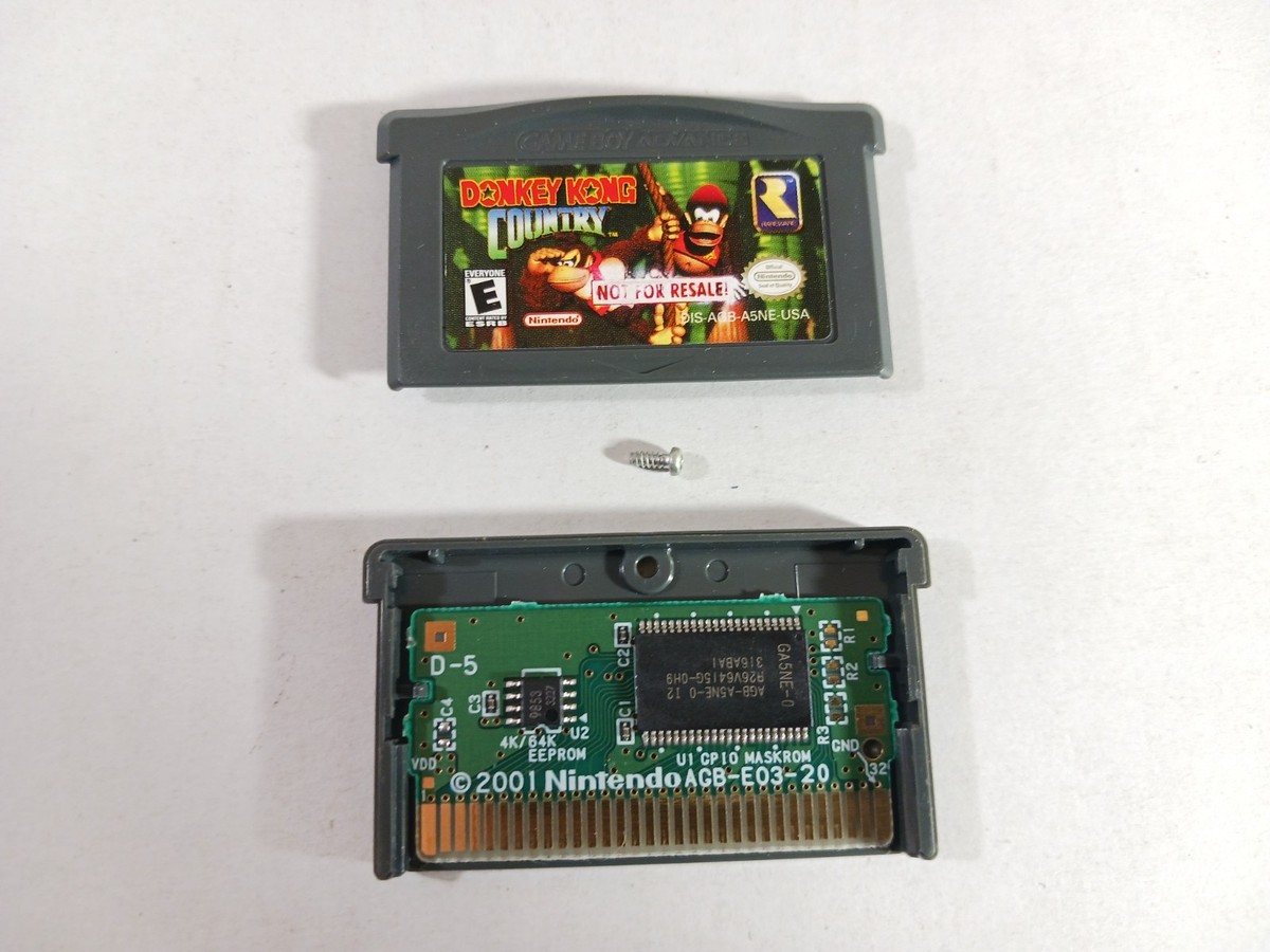 Donkey Kong Country GBA Authentic NOT FOR RESALE RARE Nintendo Game Boy  Advance