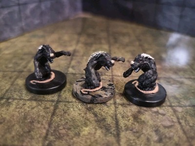1 of 3 Ravenous Dire Rat #57 Against t. Giants D&D Dungeons & Dragons Pathfinder