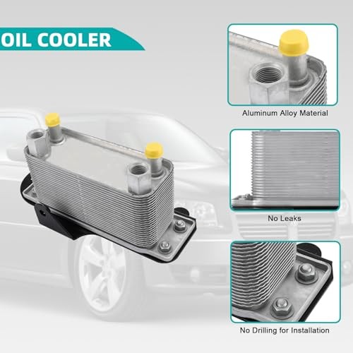 Engine Transmission Oil Cooler Compatible with Dodge Ram 2500 2003 918-964 - Picture 3 of 6