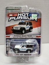 Greenlight Hot Pursuit 2007 Jeep Wrangler 1:64 Hermosa Beach Police 18 Read