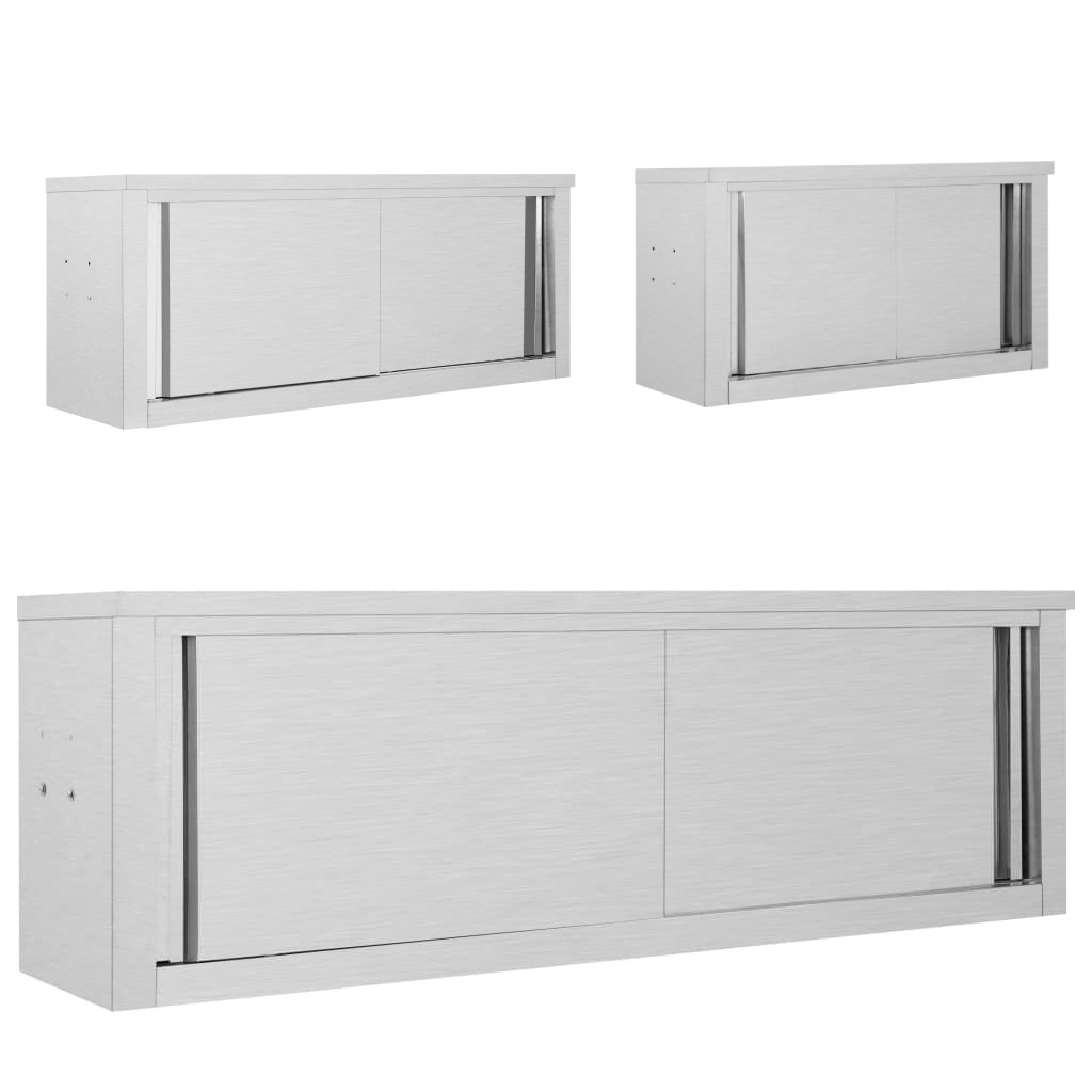 Wandschrank Hängeschrank Wandhängeschrank Edelstahl Schrank Wandschrank