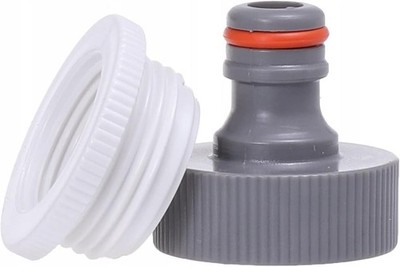 Bradas Hahnstück WHITE LINE 1/2'' - 3/4'' grau/weiß