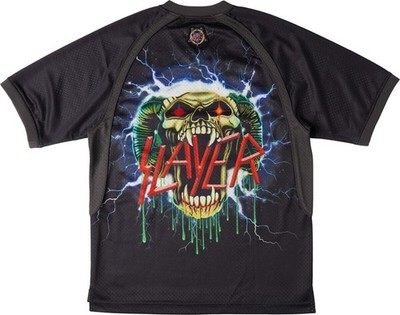 DC Shoes Slayer Jersey Double Sided Soccer Fußball T-Shirt Thrash Metal Band