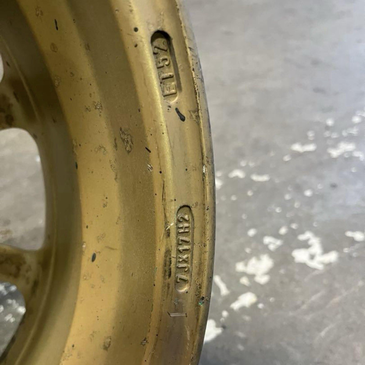 Prodrive OZ Racing JDM 17” 7J ET57 5x100 Gold Wheels for Subaru