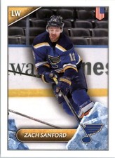 2021-22 Topps Stickers #469 Zach Sanford - HKY