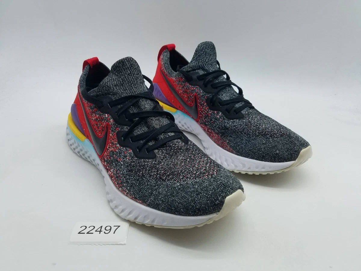 Nike Epic React Flyknit 2 multicoloured trainers Men’s Size 10 Nike Epic React Men main image 3