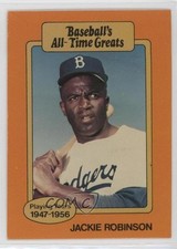 1987 Hygrade Baseball's All-Time Greats Jackie Robinson HOF 16n4