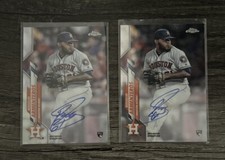 Rogelio Armenteros 2020 Topps Chrome Rookie Auto RC Refractor /499 + Base #RA-RA