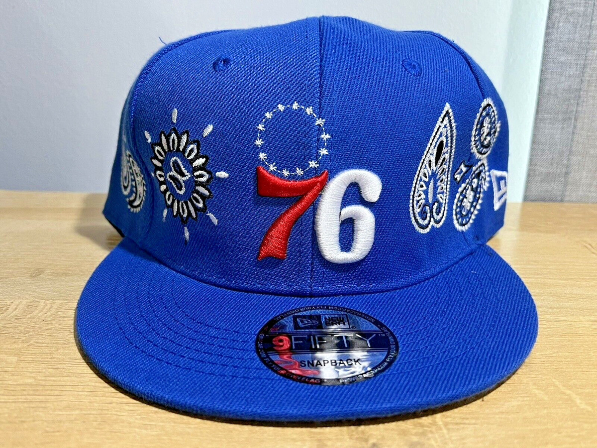 Philadelphia 76ers New Era Paisley All-Over 59FIFTY Snapback Cap
