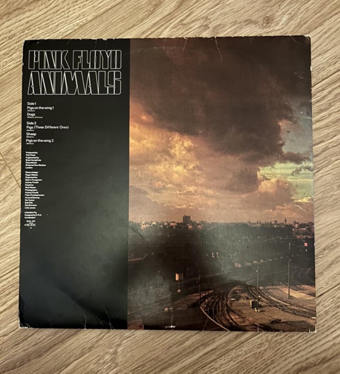 Pink Floyd Animals uk 1977 Harvest shvl815 Vinly Widespine A