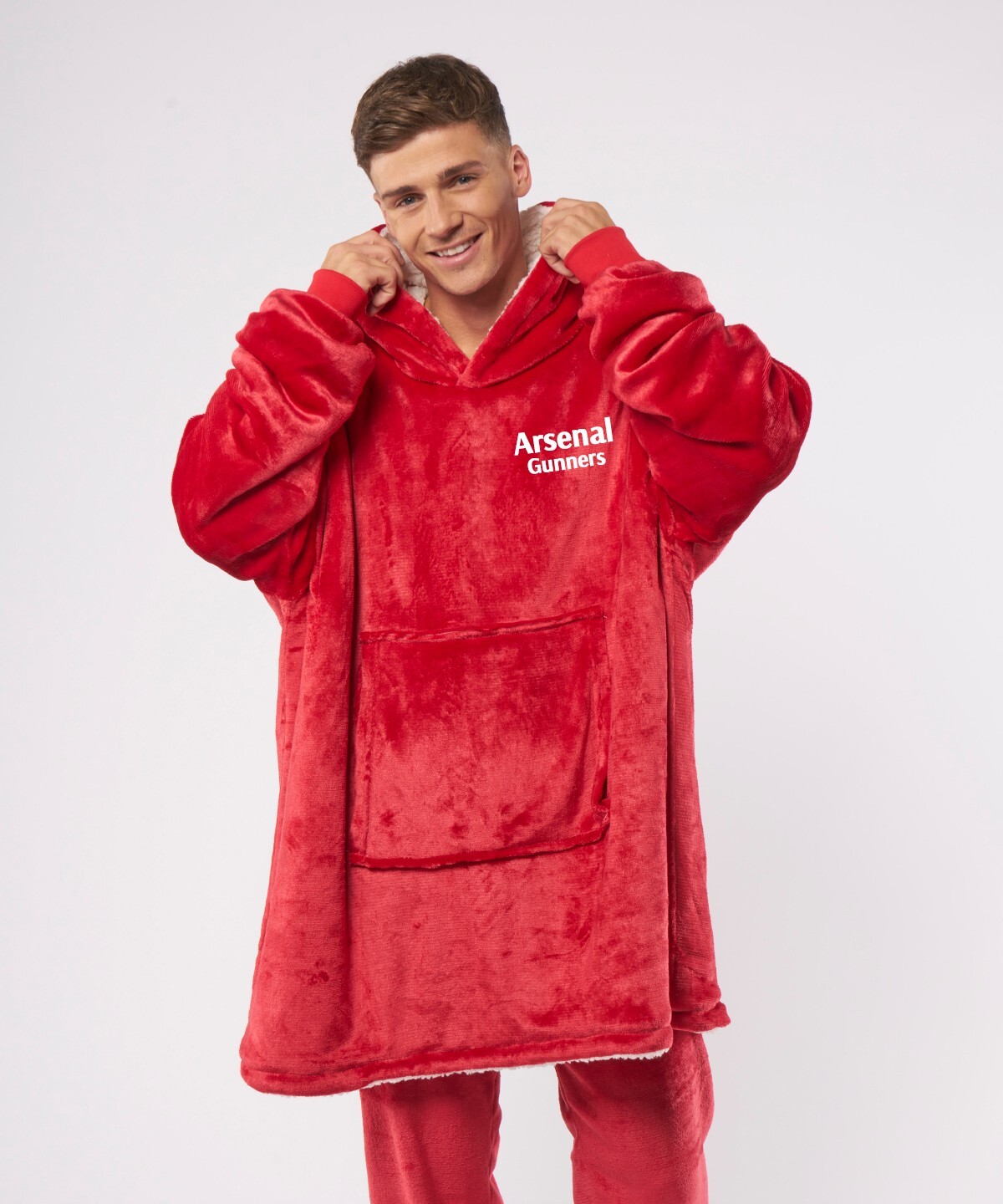 ARSENAL GUNNERS Custom Oodie Snoodie Hoodie Blanket Oversized Hoodie