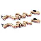 2PCS Adjustable Ukulele Strap Rainbow Guitar Strap Acoustic Guitar Accesories