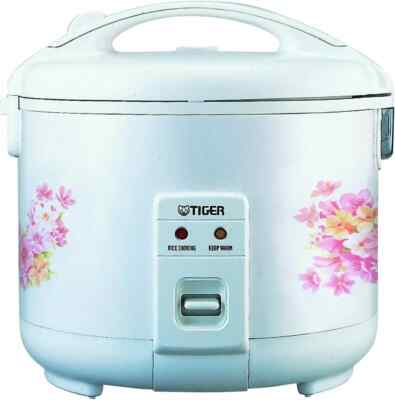 炊飯器 Tiger JNP-1000-FL 5.5-Cup (Uncooked) Rice Cooker and Warmer Floral White by Tiger Corporation Tiger JNP-1000-FL 5.5-Cup (Uncooked) Rice Cooker and Warmer