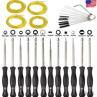 #ad #ad 12 PCS Carburetor Adjustment Tool Carb Adjust Kit for 2 Cycle Small Engines $20.99