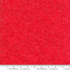 MODA FABRICS WITH MARBLES SWRIL 9908 23 "CHRISTMAS RED "BY THE YARD