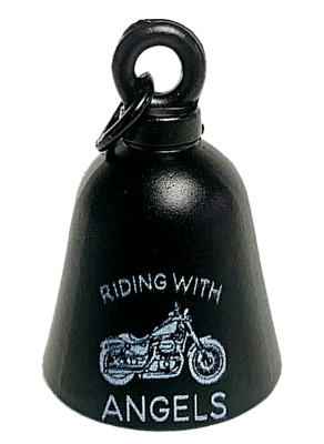 Riding with Angels Sporty Motorcycle 'Evil Spirits' Biker Guard Black Bell