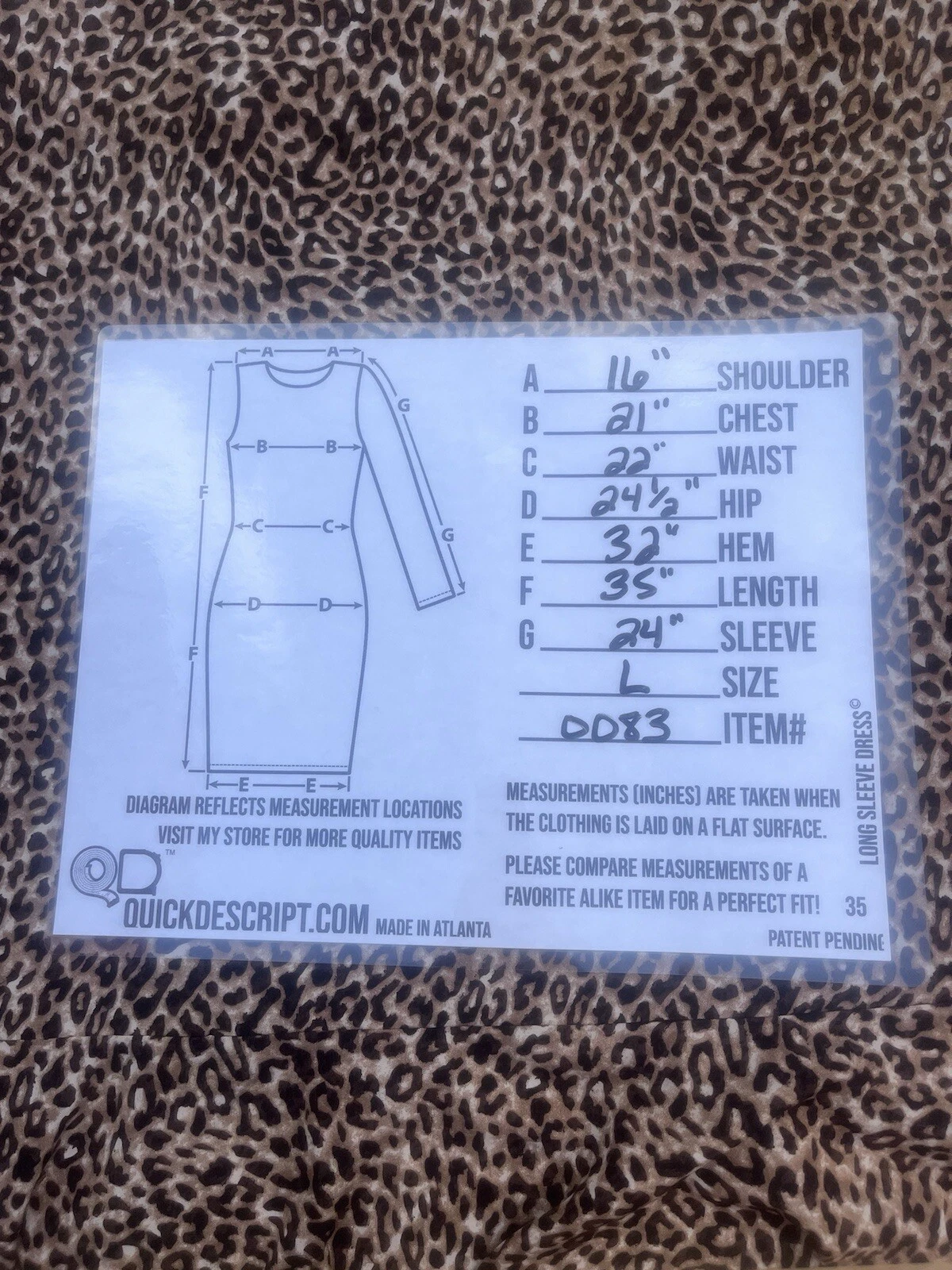 VETEMENTS Abito a tubino Andree By Unit taglia L stampa leopardata maniche a sbuffo a strati con volant trasparente