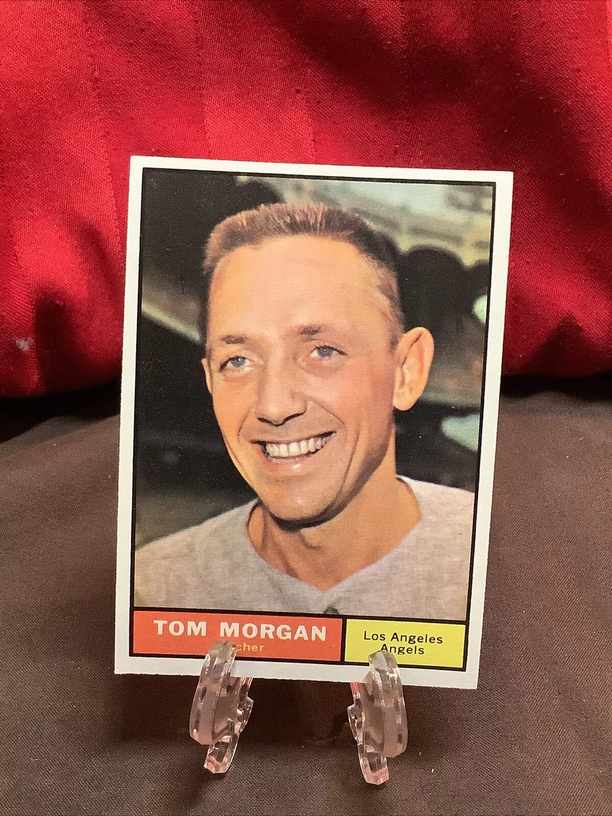 Tom Morgan trading card