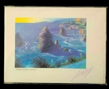 Jeff Leedy Signed art print MENDOJUANA COUNTY, 2004 Leedy Studios California