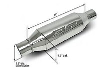 Slp 310013818 For Universal Loudmouth Ii 2.5in Inletoutlet Bullet-type Muffler Slp 310013818 For Universal Loudmouth Ii 2.5in Inletoutlet Bullet-type Muffler