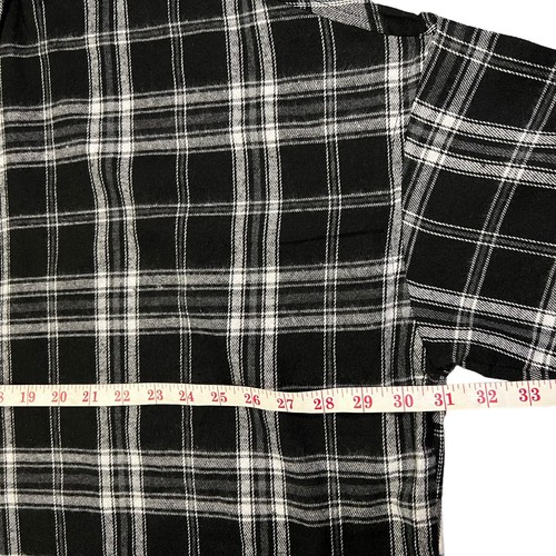 Camicia donna media oversize in flanella a quadri Fashion Nova nuova con etichetta emozioni miste - Foto 15 di 18