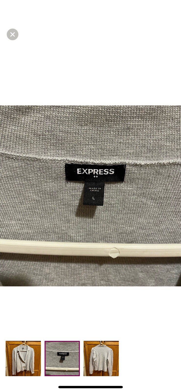 Express two Button Blazer/sweater - image 2