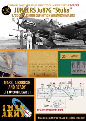1ManArmy 35DET002 1:35 Junkers Ju-87G 'Stuka' für Grenzmodelle