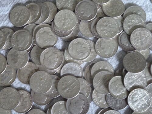 Roosevelt Dimes 1946-1964 90% Silver Choose How Many - Picture 2 of 2
