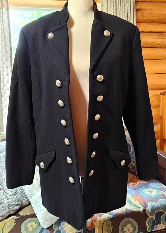 Vintage Lucia Lukken Broomskirts Buffalo Soldier Jacket. Medium.