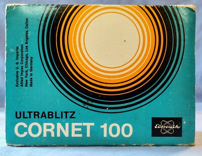 Vintage Bosch Electronic Ultrablitz Cornet 100 Electronic Flash UNTESTED 
