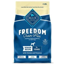 Freedom Grain-Free Senior Dry Dog Food, Chicken & Potatoes, 4-lb. Bag