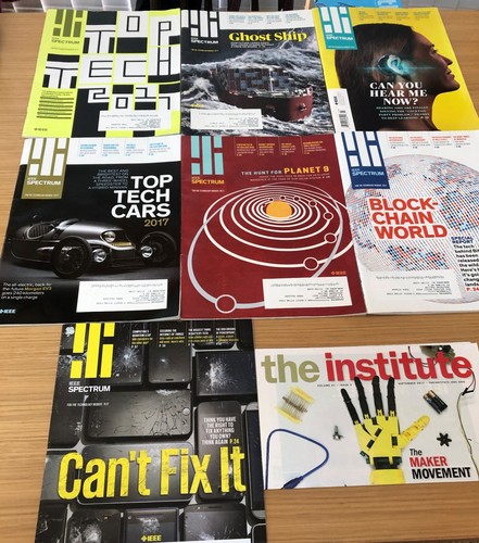 IEEE Spectrum magazine single-issue 2012-2019 Like-New + The Institute - Picture 11 of 22