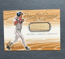 2001 SP Game Bat Edition Piece of the Game Rafael Furcal #RF Game Used Relic